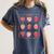 Teaching Is My Jam Teacher Team Crew Cute Strawberry Girls Women's Comfort Colors T-Shirt Denim