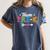 Team Pre-K Shirt PreSchool Teacher Student Back To School Women's Comfort Colors T-Shirt Denim