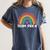Team Pre-K Teacher Crew Squad Hello Back School Graduation Women's Comfort Colors T-Shirt Denim