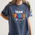 TEAM Specials Teacher TRIBE Squad Back To Primary School Women's Comfort Colors T-Shirt Denim