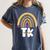 Team TK Transitional Kindergaten TK Crew Squad Teacher Kids Women's Comfort Colors T-Shirt Denim