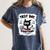 Test Day Stressed Cat Teacher Student Kids Testing Day Women's Comfort Colors T-Shirt Denim