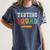 Testing Squad Costume Test Day Teacher Student School Women's Comfort Colors T-Shirt Denim Testing Squad Costume Test Day Teacher Student School Women's Comfort Colors T-Shirt Denim