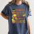 Thankful For My 4th Grade Turkey Thanksgiving Turkey Teacher Women's Comfort Colors T-Shirt Denim Thankful For My 4th Grade Turkey Thanksgiving Turkey Teacher Women's Comfort Colors T-Shirt Denim