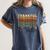 Thankful Teacher Thanksgiving Fall Pumpkin Turkey Women's Comfort Colors T-Shirt Denim