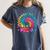 Tie Dye Prek Teacher Rainbow Preschool Back To School Girl Women's Comfort Colors T-Shirt Denim Tie Dye Prek Teacher Rainbow Preschool Back To School Girl Women's Comfort Colors T-Shirt Denim