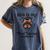 This Is My Tired Teacher Costume Skull Halloween Messy Bun Women's Comfort Colors T-Shirt Denim This Is My Tired Teacher Costume Skull Halloween Messy Bun Women's Comfort Colors T-Shirt Denim