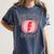 Tired Teachers Club Study Lover School Apparel Women's Comfort Colors T-Shirt Denim