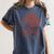 Tired Teachers Club Women's Comfort Colors T-Shirt Denim