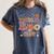 Toddler Boo Crew Halloween Daycare Teacher Kids Women's Comfort Colors T-Shirt Denim