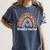 Toddler Teacher Rainbow Leopard Infant Teacher Men Women Women's Comfort Colors T-Shirt Denim Toddler Teacher Rainbow Leopard Infant Teacher Men Women Women's Comfort Colors T-Shirt Denim