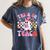Trick Or Teach Halloween Teacher Floral Ghost Groovy Women's Comfort Colors T-Shirt Denim Trick Or Teach Halloween Teacher Floral Ghost Groovy Women's Comfort Colors T-Shirt Denim