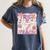 Trick Or Teach Retro Halloween Teacher Look Women's Comfort Colors T-Shirt Denim