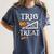 Trig Or Treat Shirt Halloween Math Teacher School College Men Women Kids Women's Comfort Colors T-Shirt Denim