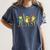 Trio Cute Frogs Welcome Back To School Teachers Girls Boys Women's Comfort Colors T-Shirt Denim