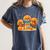 Turkey Read Books Reading Fall Thanksgiving Teacher Women's Comfort Colors T-Shirt Denim Turkey Read Books Reading Fall Thanksgiving Teacher Women's Comfort Colors T-Shirt Denim