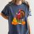 Turkey Reading Books Fall Thanksgiving Teacher Book Women's Comfort Colors T-Shirt Denim