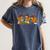 Turkey Reading Books Fall Thanksgiving Teacher Student Women's Comfort Colors T-Shirt Denim Turkey Reading Books Fall Thanksgiving Teacher Student Women's Comfort Colors T-Shirt Denim