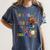 Turkey Thanksgiving Art Teacher Costume Tee For Artists Women's Comfort Colors T-Shirt Denim