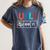 UFLI Queen Science Of Reading Literacy Teacher Appreciation Women's Comfort Colors T-Shirt Denim