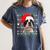 Ugly Xmas Sweater Santa Boston Terrier Dog Christmas For Men Women Kids Women's Comfort Colors T-Shirt Denim
