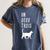 Un Deux Trois Cat Shirt French Teacher Women's Comfort Colors T-Shirt Denim Un Deux Trois Cat Shirt French Teacher Women's Comfort Colors T-Shirt Denim