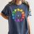 Unique For Artists By ADS Color Wheel Educational Art Teacher Dog Themed Artist Small Women's Comfort Colors T-Shirt Denim