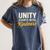 Unity Kindness Shirt Women Teachers Kids Unity Day Orange Women's Comfort Colors T-Shirt Denim