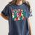 Verry Merry Speech Language Pathologist Teacher Christmas Women's Comfort Colors T-Shirt Denim Verry Merry Speech Language Pathologist Teacher Christmas Women's Comfort Colors T-Shirt Denim