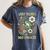 Weird Teachers Build Character Frog Reading Book Librarian Women's Comfort Colors T-Shirt Denim Weird Teachers Build Character Frog Reading Book Librarian Women's Comfort Colors T-Shirt Denim