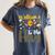 Welcome To The Hive Bee Teacher Back To School Women's Comfort Colors T-Shirt Denim