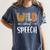 Wild About Speech SLP Leopard Teacher Back To School Kids Women's Comfort Colors T-Shirt Denim