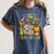 Wild About Teaching Safari Jungle School Teacher Women's Comfort Colors T-Shirt Denim
