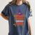Witchy Halloween Hocus Pocus Everybody Focus Teacher Pumpkin Women's Comfort Colors T-Shirt Denim
