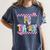 Women PE Teacher Back To School Physical Education Teacher Women's Comfort Colors T-Shirt Denim