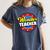 Wonder Teacher Super Woman Power Superhero Back To School Women's Comfort Colors T-Shirt Denim