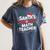 Xmas Lighting Santa's Favorite Math Teacher Christmas Women's Comfort Colors T-Shirt Denim Xmas Lighting Santa's Favorite Math Teacher Christmas Women's Comfort Colors T-Shirt Denim