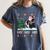 Xmas Tree Lighting Santa Riding Boston Terrier Christmas Women's Comfort Colors T-Shirt Denim
