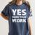 Yes Show Your Work Gteat Testing Math Teacher T-Shirt Women's Comfort Colors T-Shirt Denim