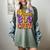 4th Grade Boo Crew Ghost Halloween Teacher Costume Women's Comfort Colors T-Shirt Berry