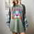Boston Terrier Sugar Skull Dog Day Of The Dead Women's Comfort Colors T-Shirt Berry