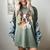Floral Boston Terrier Women's Comfort Colors T-Shirt Berry