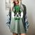 Green Boston Terrier Shamrock St Patricks Day Boston Terrier Women's Comfort Colors T-Shirt Berry