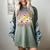 Halloween Floral Ghost Teacher Are You Falloween Directions Women's Comfort Colors T-Shirt Berry