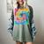 Happy 100th Day Of School Teacher Student 100 Days Tie Dye Men Women Kids Women's Comfort Colors T-Shirt Berry
