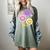 Happy To See Your Face Teacher Flower Back To School Women's Comfort Colors T-Shirt Berry