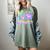 K Is For Kindergarten Teacher Tie Dye Back To School Kinder Women's Comfort Colors T-Shirt Berry