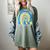 Be Kind Rainbow Down Syndrome Awareness Teacher Blue Yellow Women's Comfort Colors T-Shirt Berry Be Kind Rainbow Down Syndrome Awareness Teacher Blue Yellow Women's Comfort Colors T-Shirt Berry