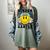 Kindergarten Teacher Hippie Smile Face Back School Women's Comfort Colors T-Shirt Berry Kindergarten Teacher Hippie Smile Face Back School Women's Comfort Colors T-Shirt Berry