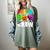 Pre K Boo Crew Halloween Costume Teachers Kids Women's Comfort Colors T-Shirt Berry